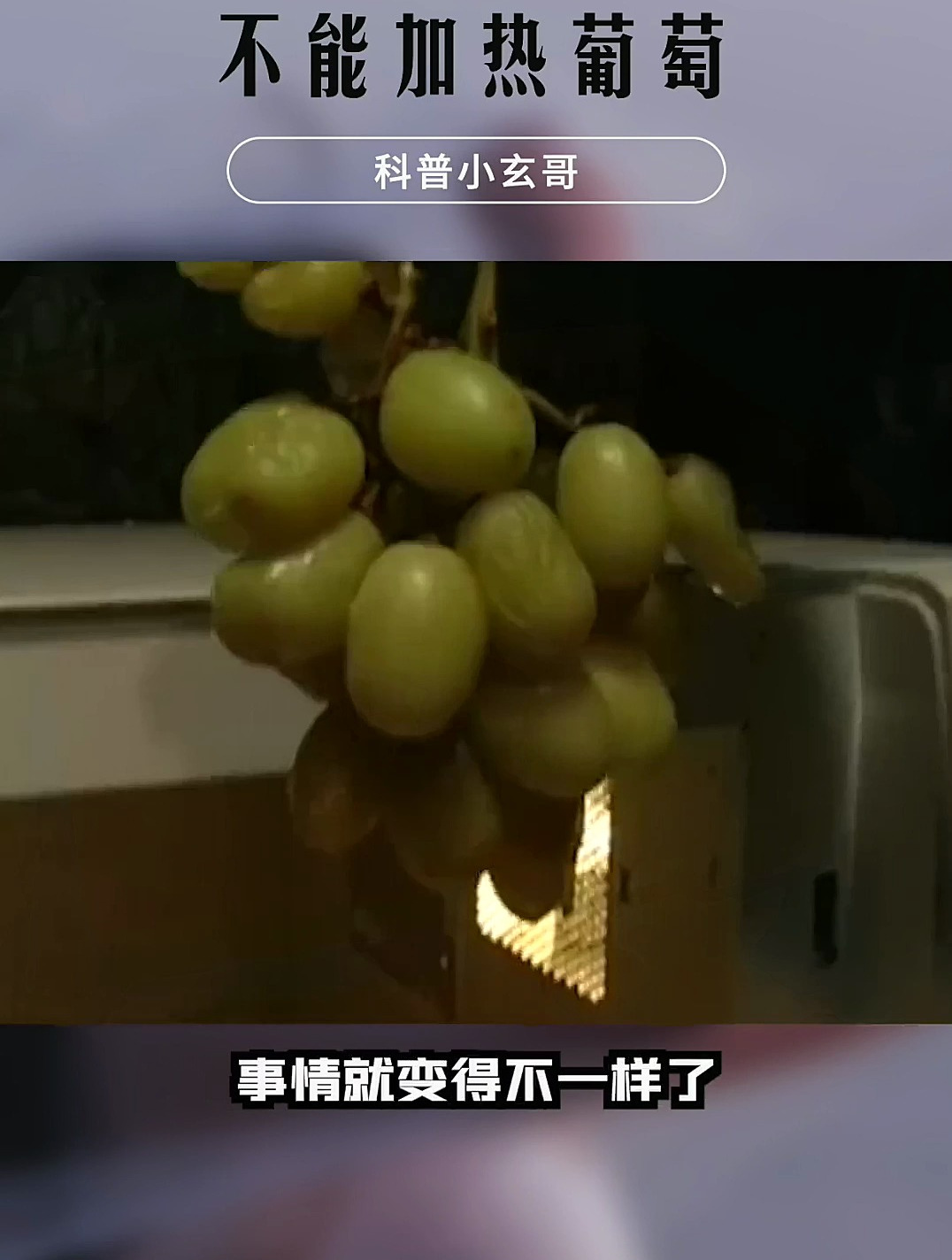 微波炉加热葡萄会爆炸?这实验结果,属实有点吓人!