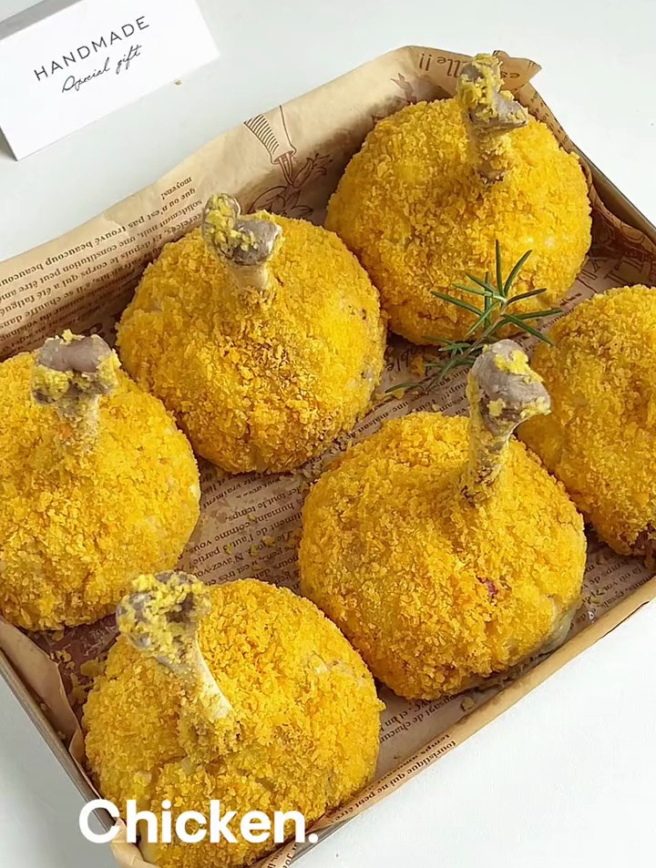 免油炸疯狂棒棒鸡腿外皮酥脆,超拉丝～