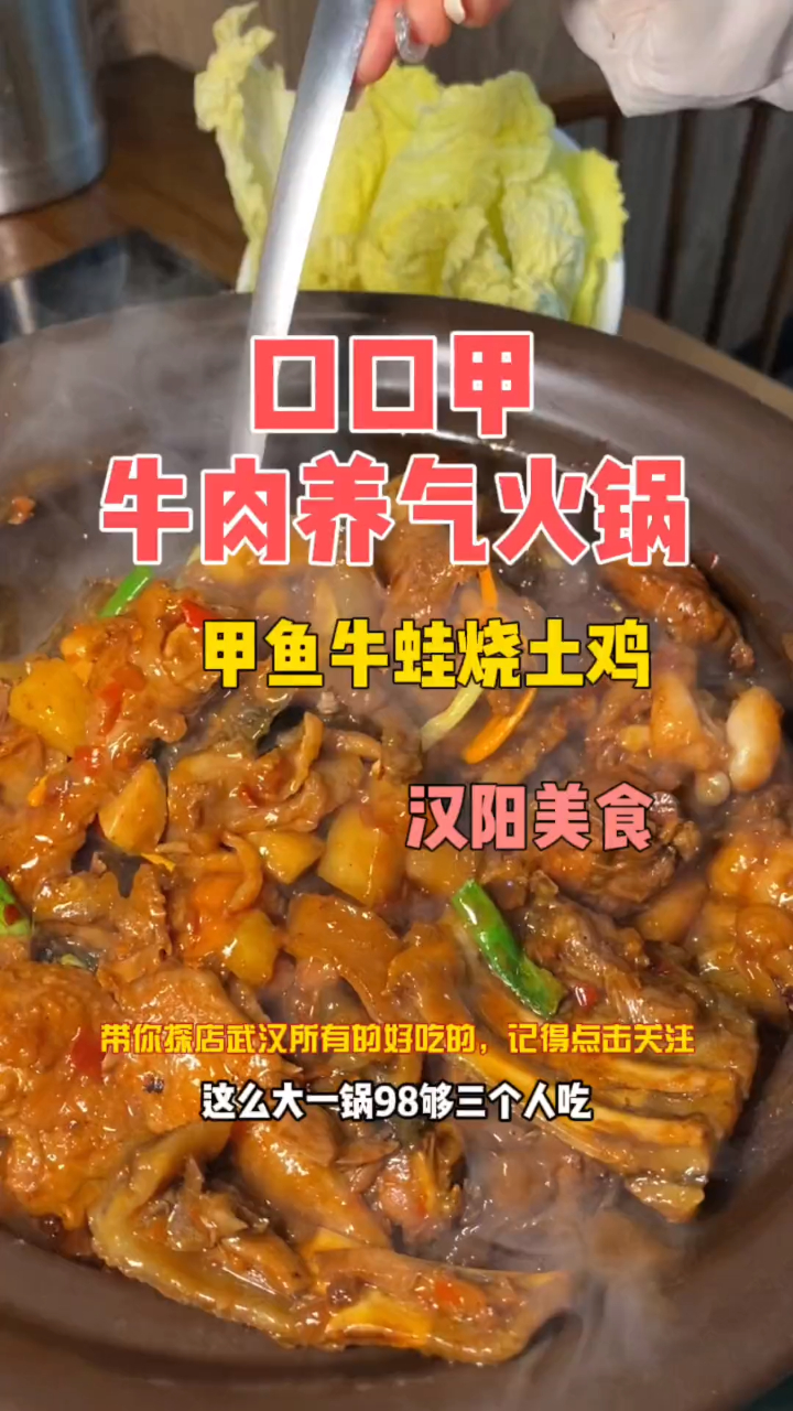 汉阳桥机98吃甲鱼牛蛙烧土鸡