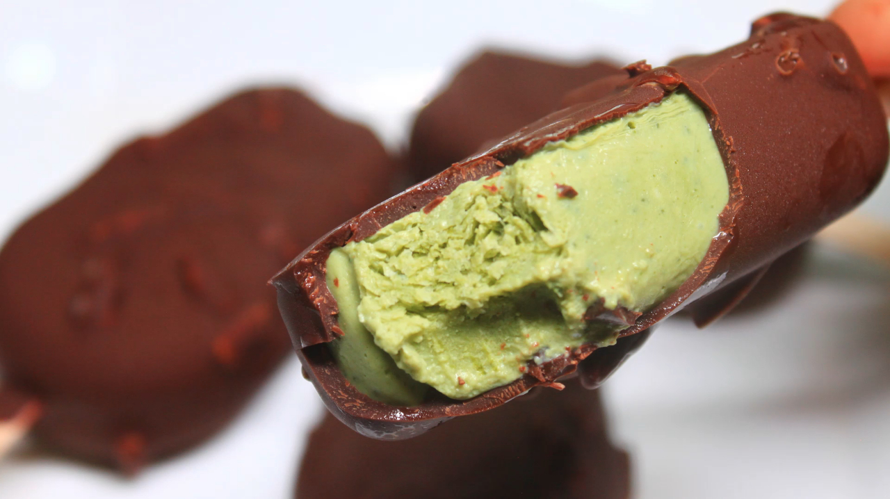 脆皮冰淇淋,不用蛋黄,不打发奶油,香甜细腻无冰渣,关键无添加