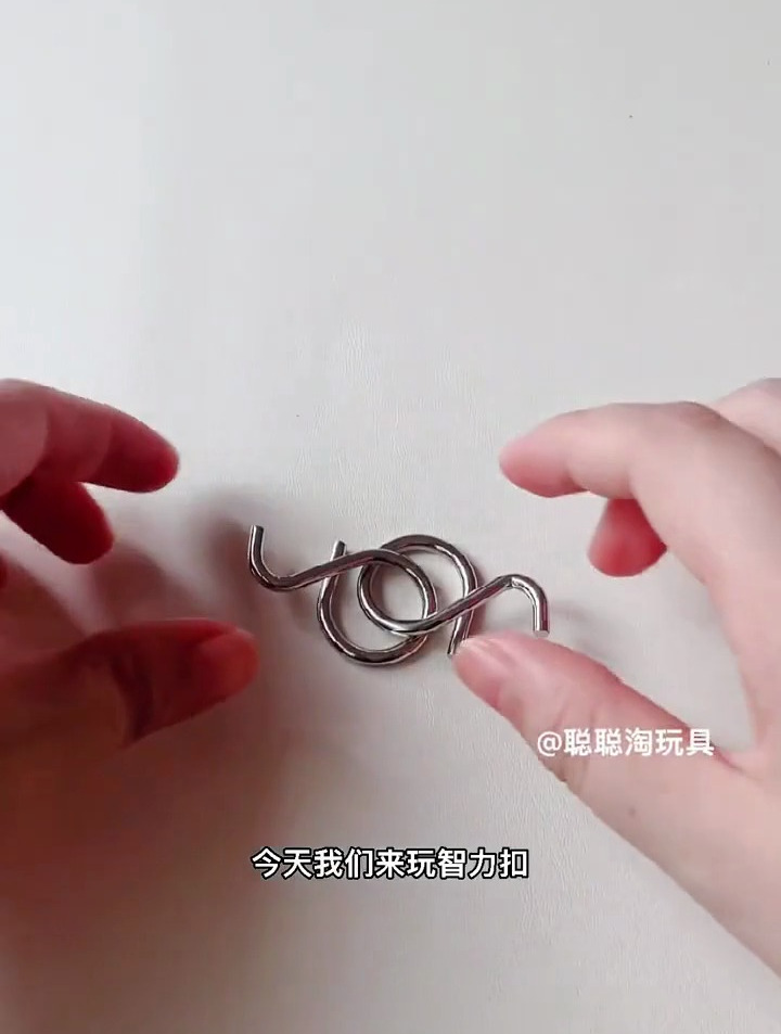 智力扣系列鸭嘴扣的解开和复原教程