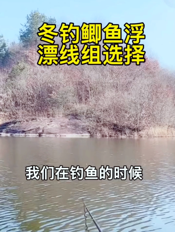 冬钓鲫鱼浮漂线组选择,钓小鲫鱼也能看到大顿口