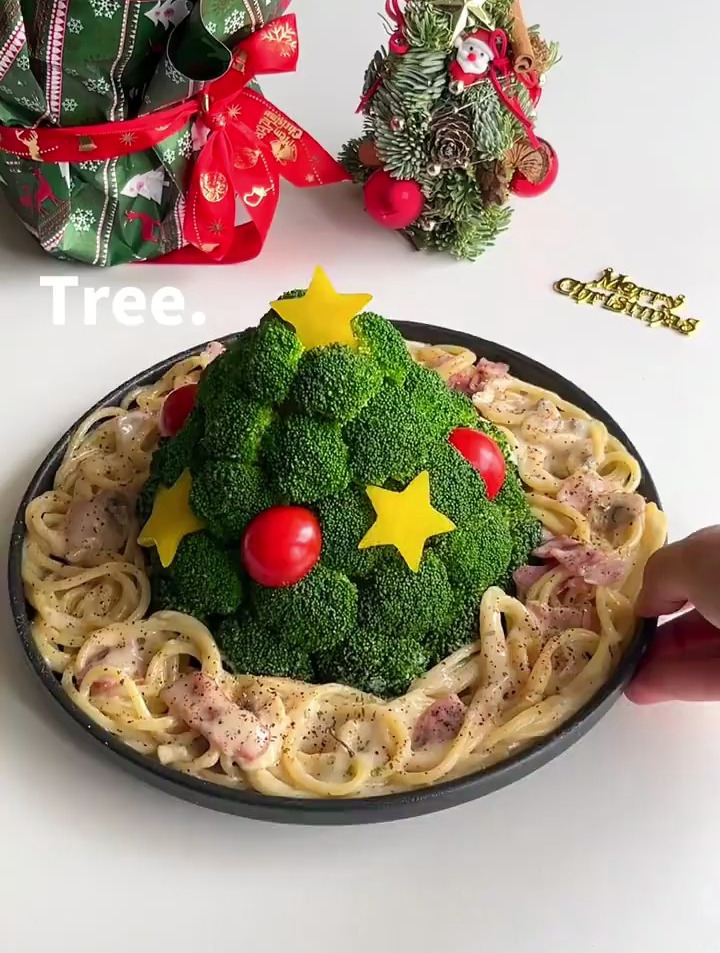 圣诞限定土豆泥沙拉圣诞树