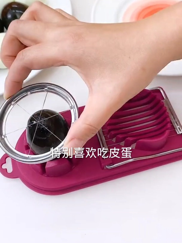 鬼才设计!用它切鸡蛋好看又好吃,鸡蛋都能切出花样来