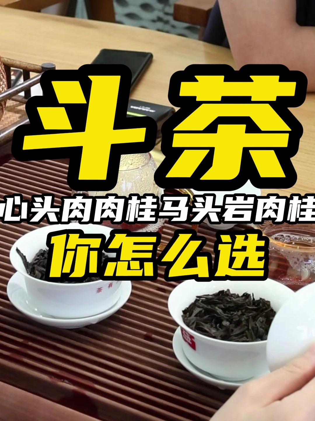 斗茶,心头肉肉桂,马头岩肉桂你怎么选?