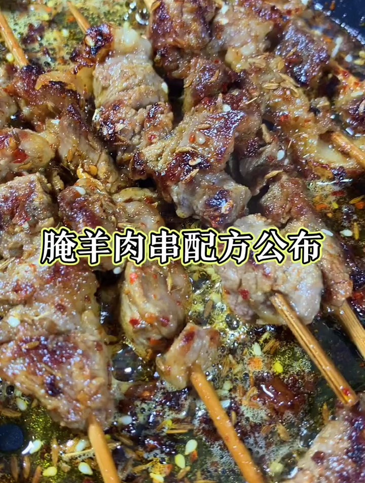 配方比例在评论区,羊肉串腌制配方!