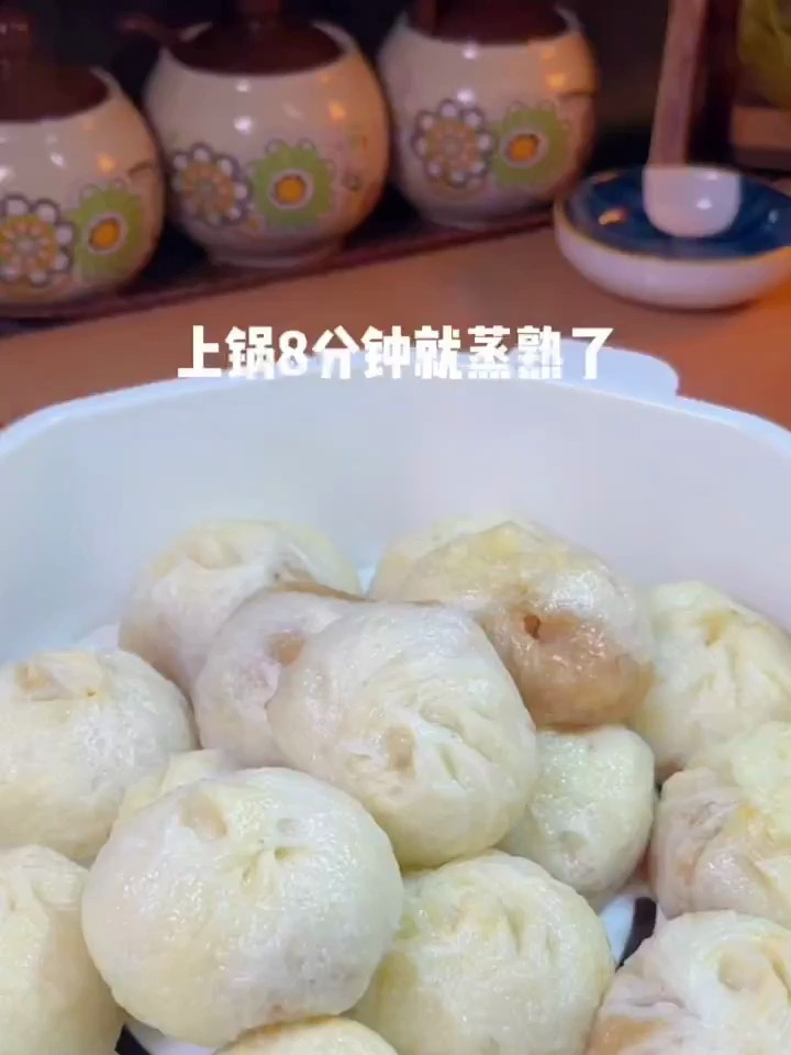 平时不会蒸包子的平时冰箱一定要常备这个老面鲜肉包