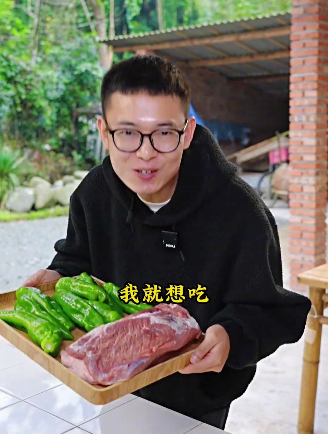 干香不带一点油的青椒肉丝炒饭,饿了来上一碗