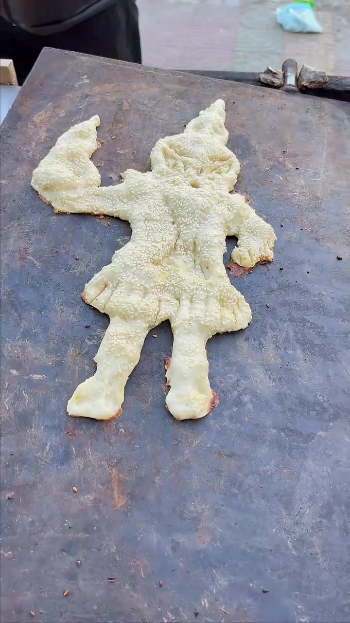 永城烧饼鬼才,烧饼也能做动物和卡通模样!