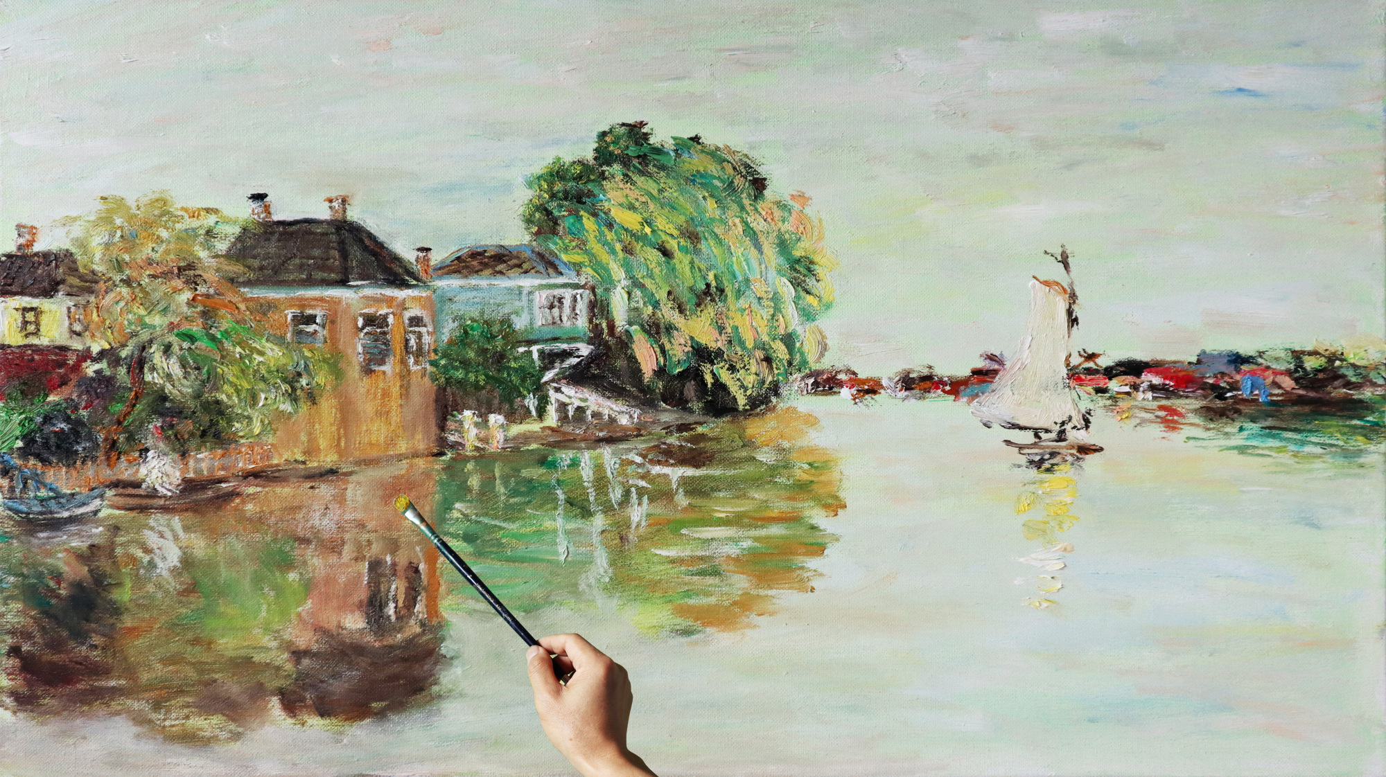 印象派的油画风景是如何完成的(76)?