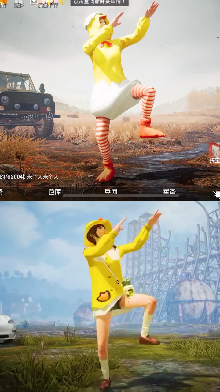 传说中的鸡鸭组合来了!