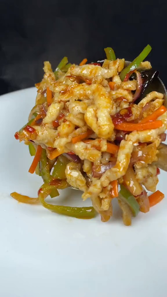 鱼香肉丝家常菜~