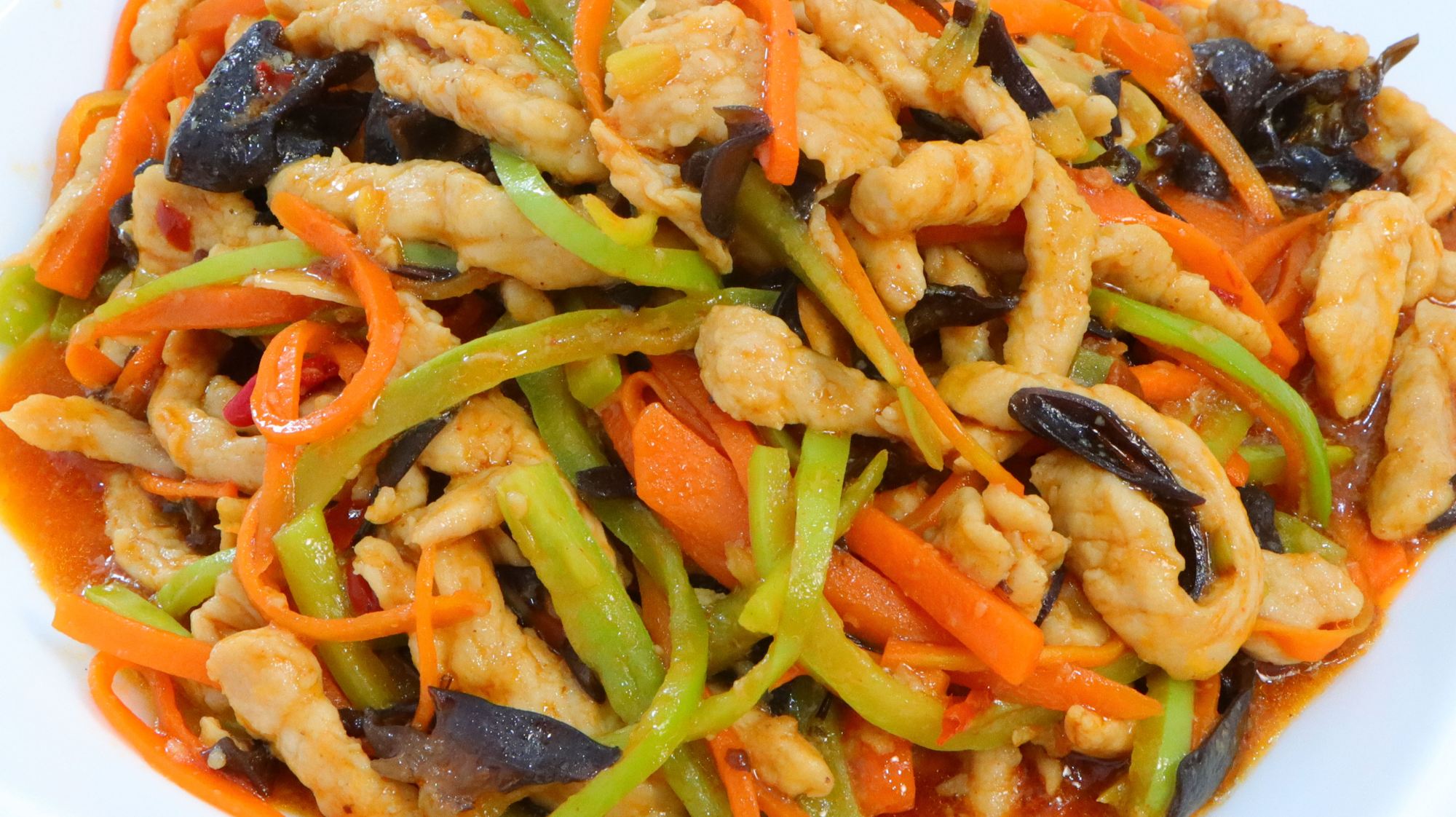 鱼香肉丝最经典做法,鱼香味十足,肉嫩汁浓,多吃3碗米饭