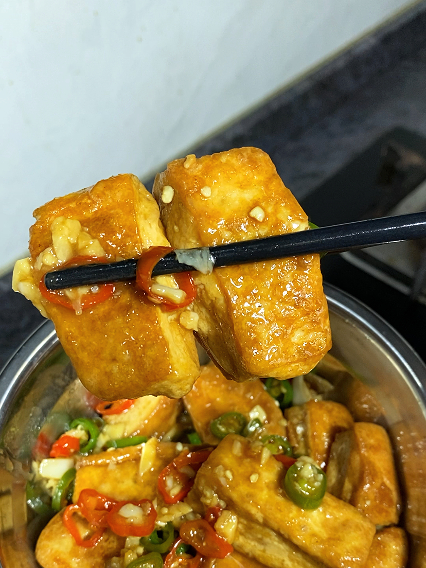 家常豆腐的做法简单又好吃,香煎豆腐