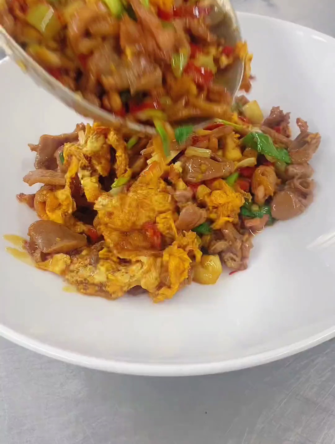 小炒鸡杂,非常地道的湖南家常小炒
