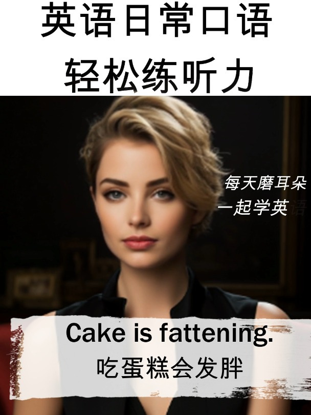 吃蛋糕发胖,零基础学英语