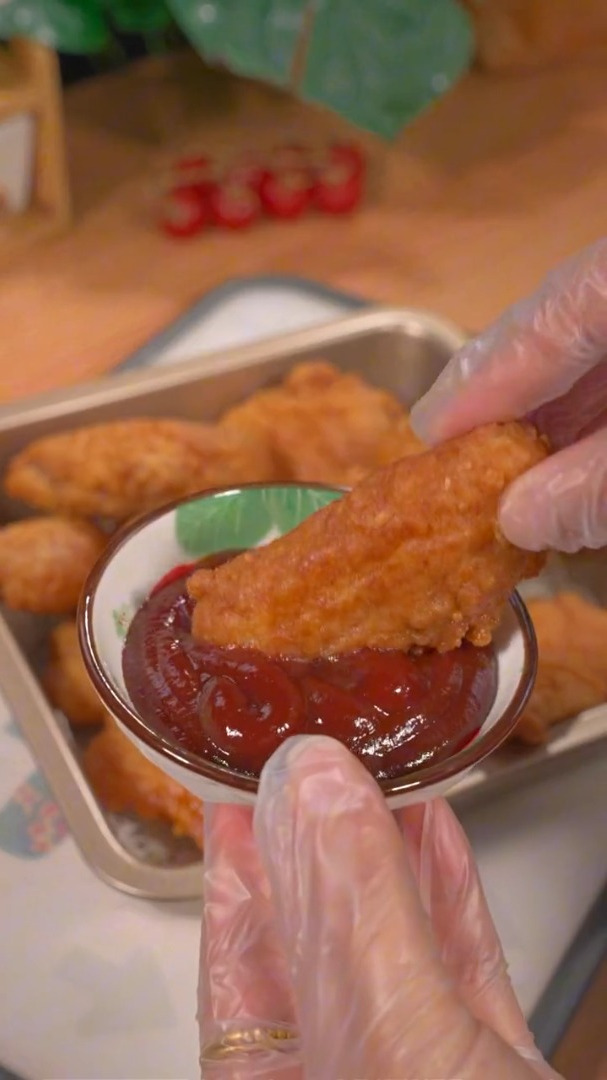 酥酥脆脆的干炸鸡翅