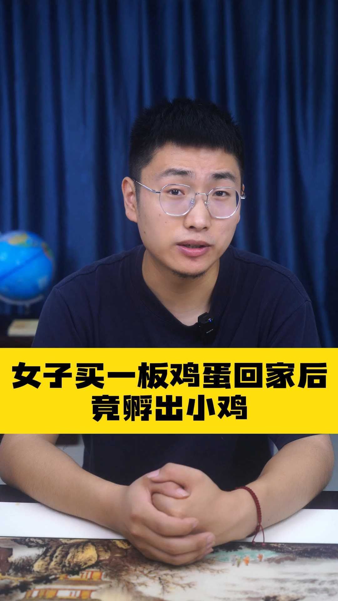 女子买一板鸡蛋回家后竟孵出小鸡