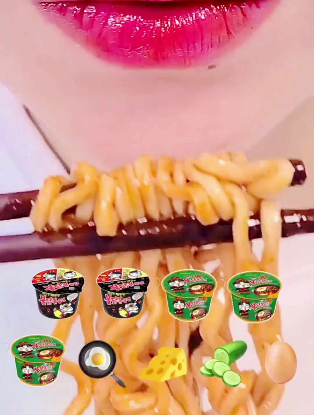 嘴吃声控吃播:吃火鸡面合集