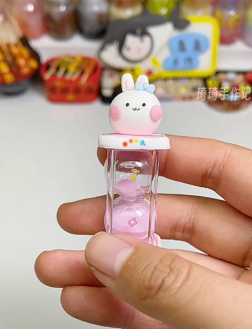 手作超萌粘土少女心沙漏,玩起来真带劲!
