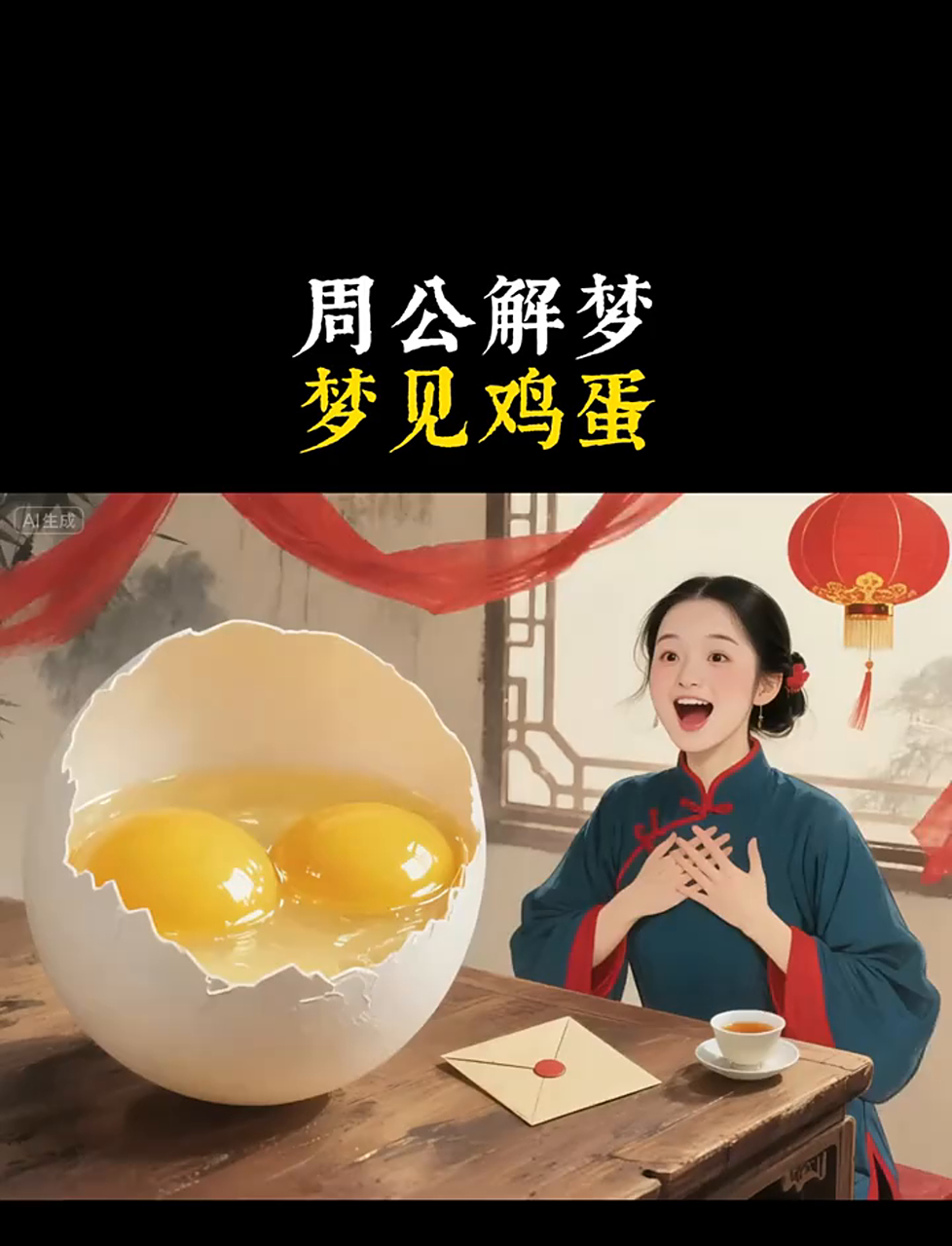 梦见鸡蛋捡鸡蛋啥意思?周公解梦,鸡蛋代表潜力和未来可能