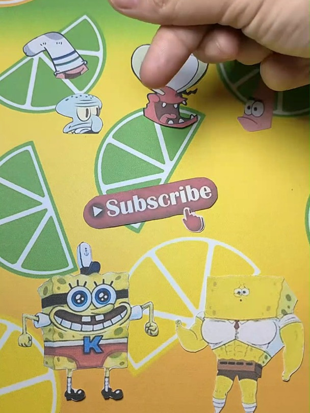 拼图:肌肉发达的海绵宝宝