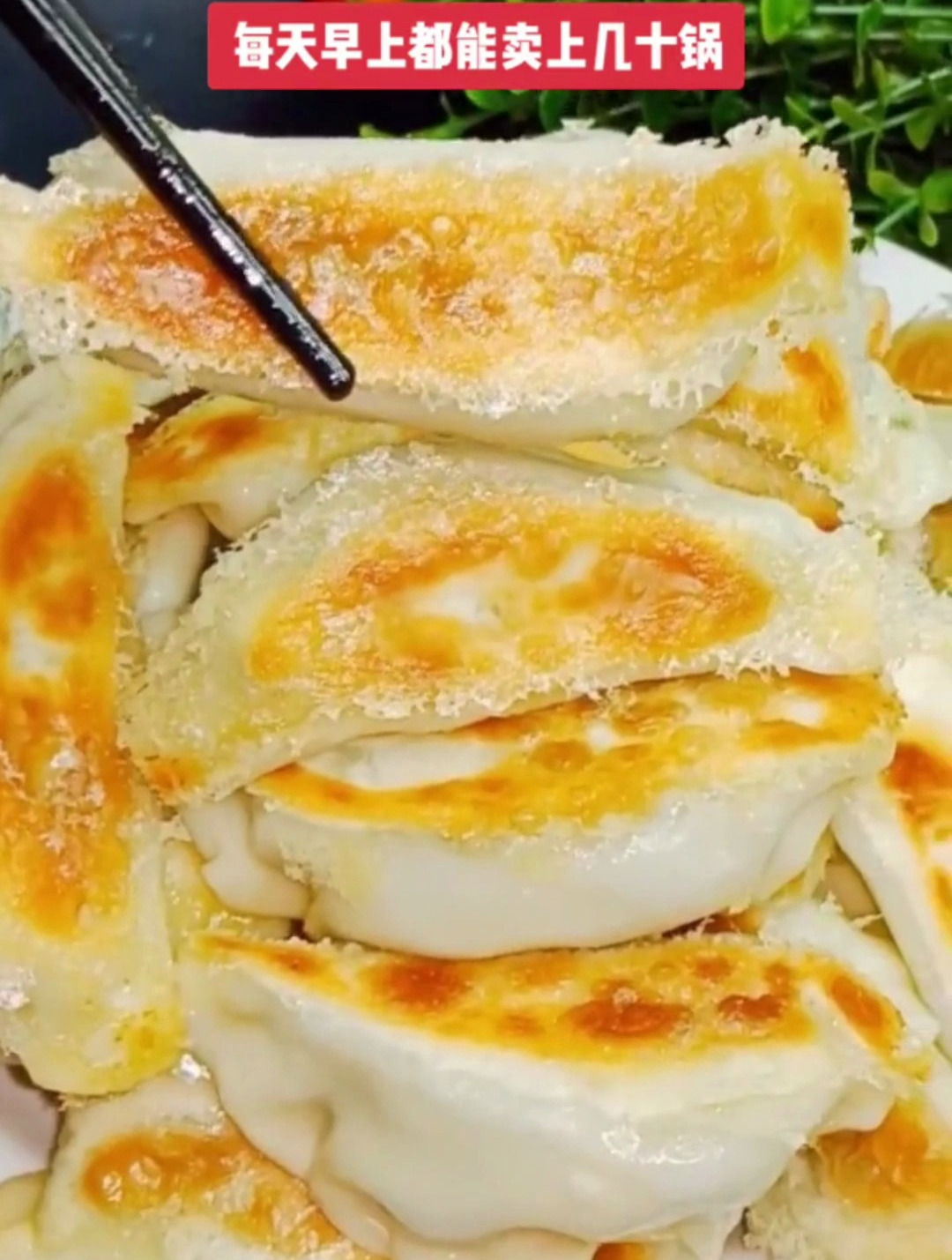 家常锅贴 面食教程做法 煎饺教程视频 煎饼果子反击锅贴美食