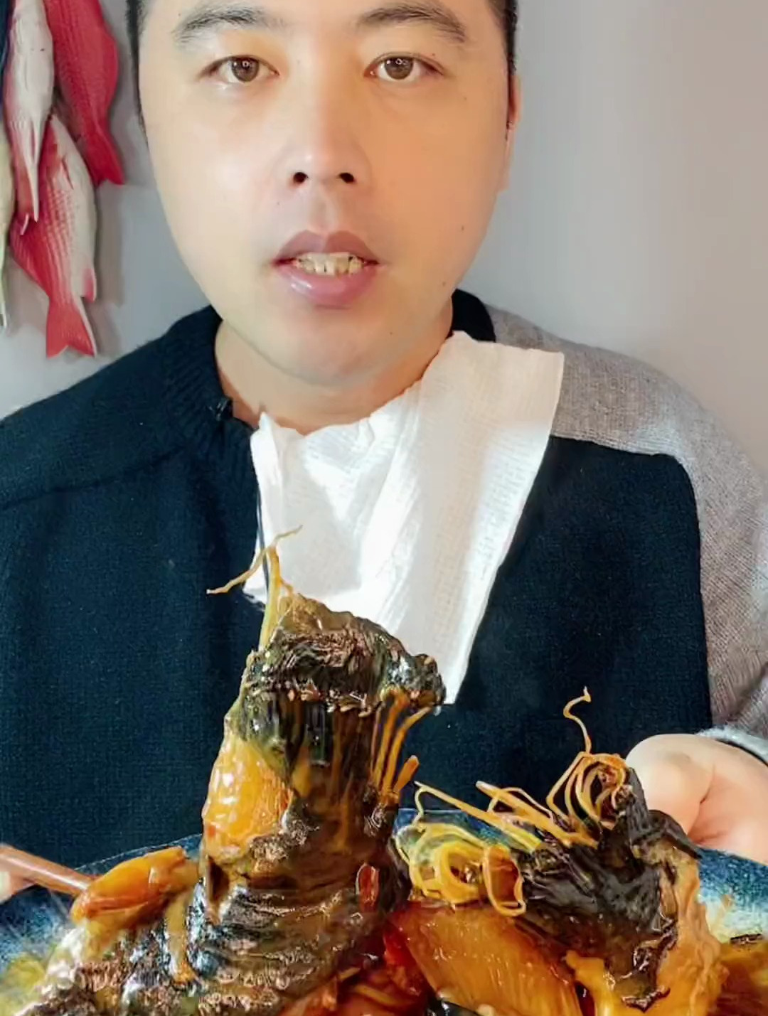 妈呀太香了,美食,安康鱼翅还是挺好吃哒