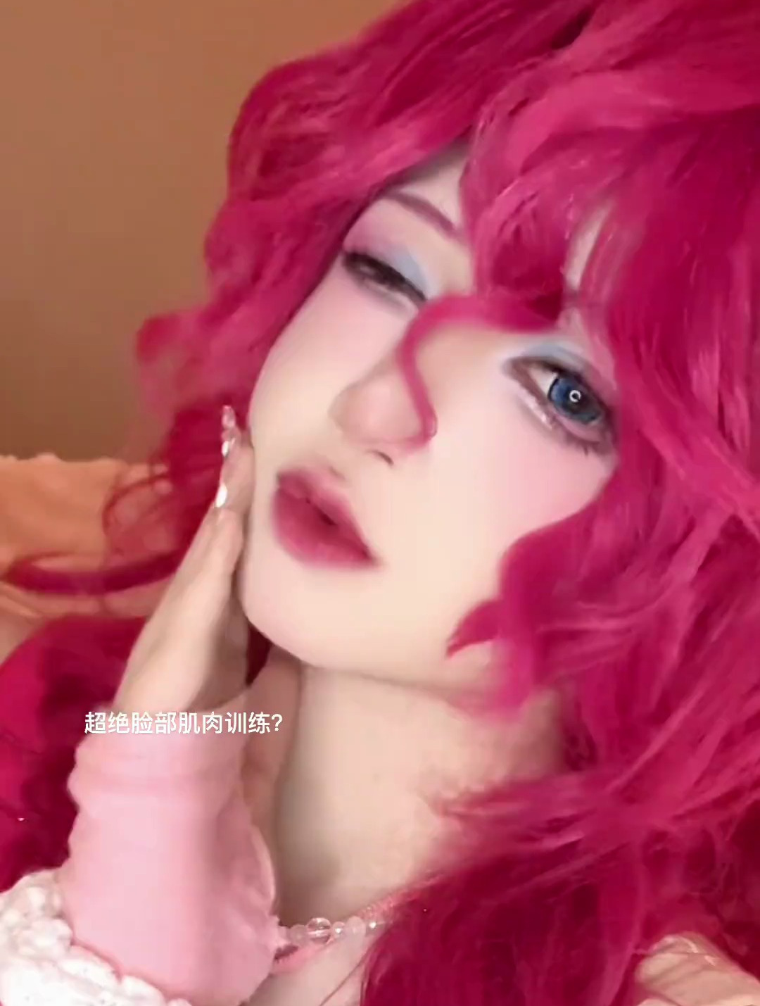 超绝脸部肌肉训练?