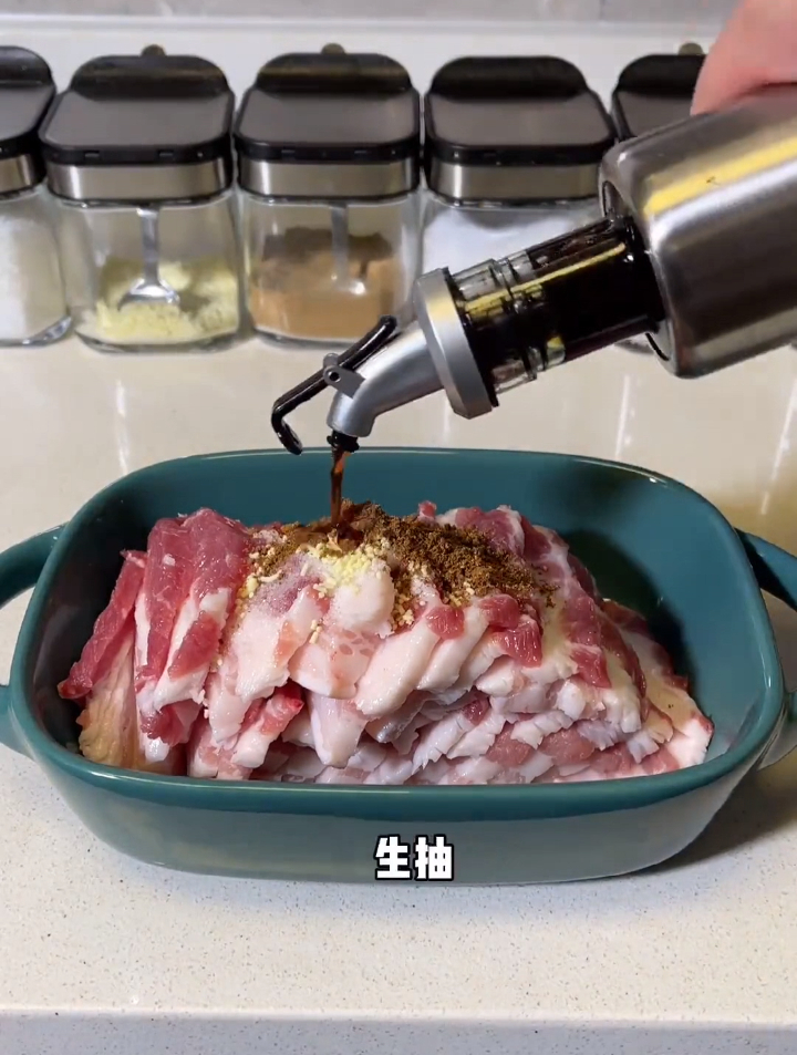 烤箱版 五花肉烤土豆片 简直太香了