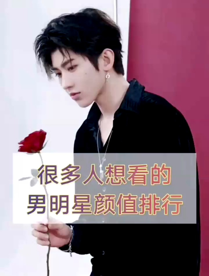 男明星颜值排行榜
