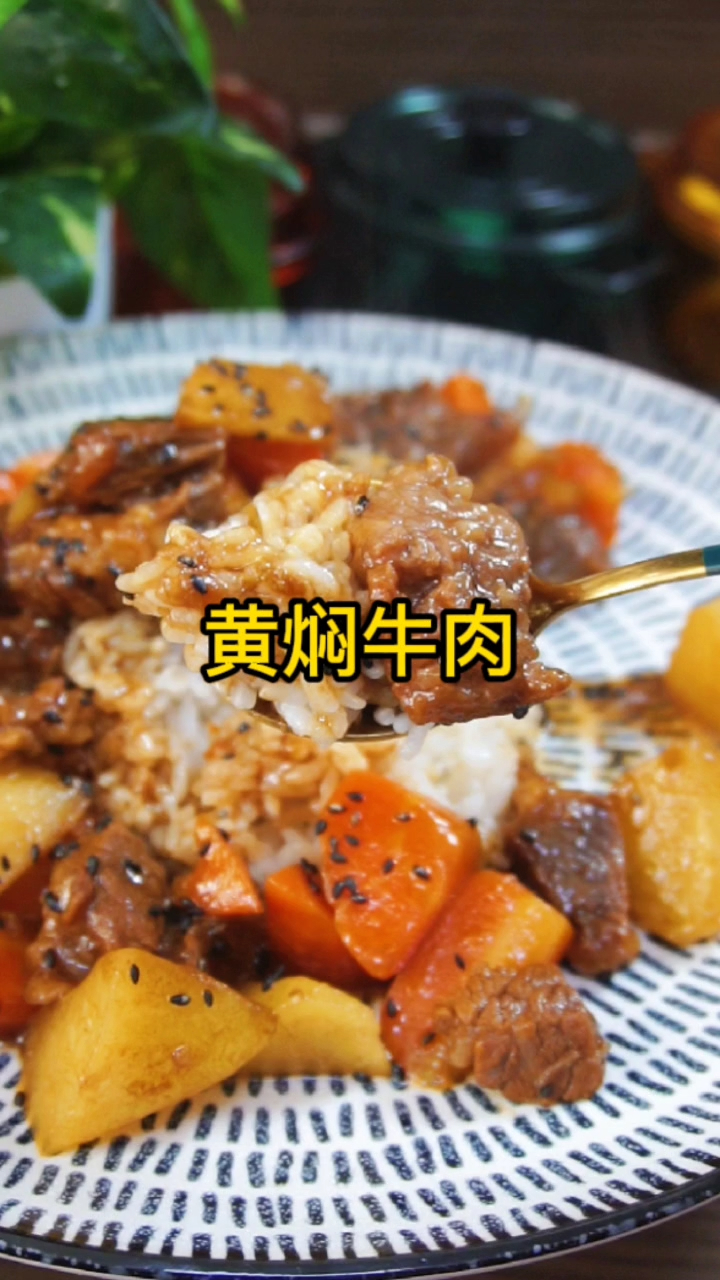 这样做的黄焖牛肉、不腥不柴、软烂入味,太香了