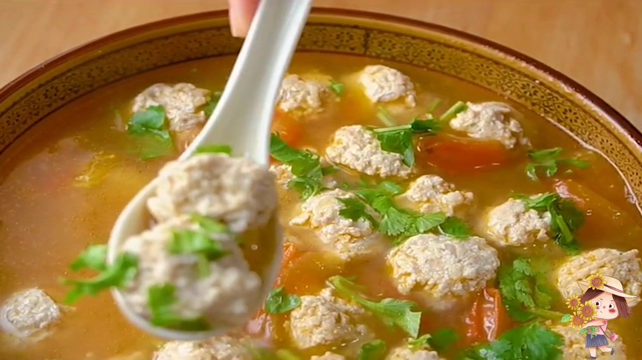 教你豆腐丸子汤的做法,简单易学,鲜香味美,清淡少油,营养健康