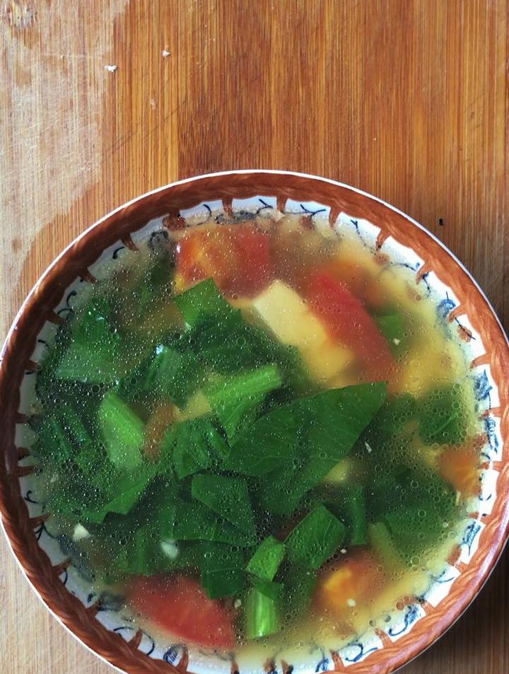 小白菜豆腐汤怎么做好吃,跟我这样做,简单又好喝