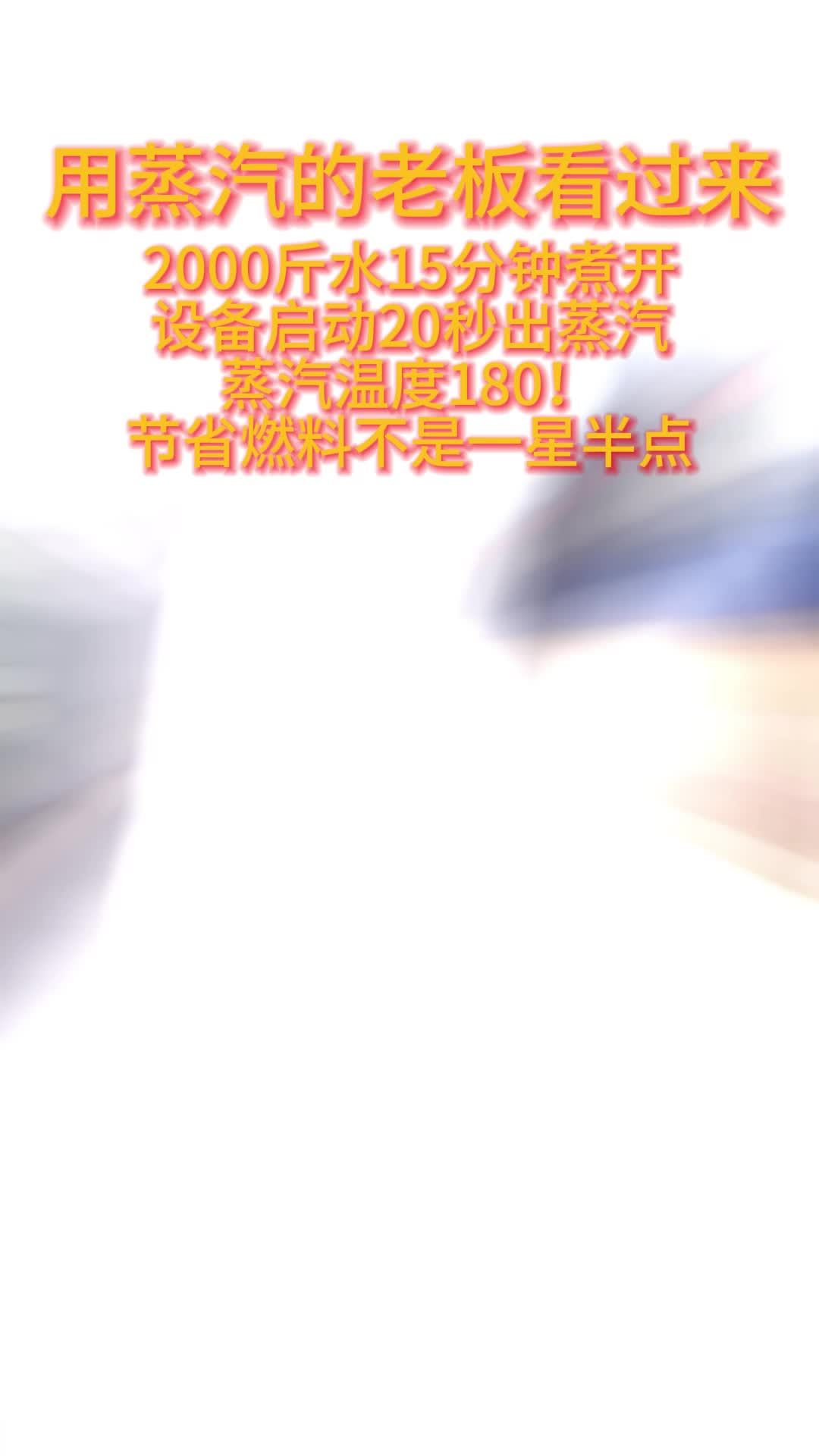 低氮节能蒸汽发生器来了 燃油燃气电都可以使用