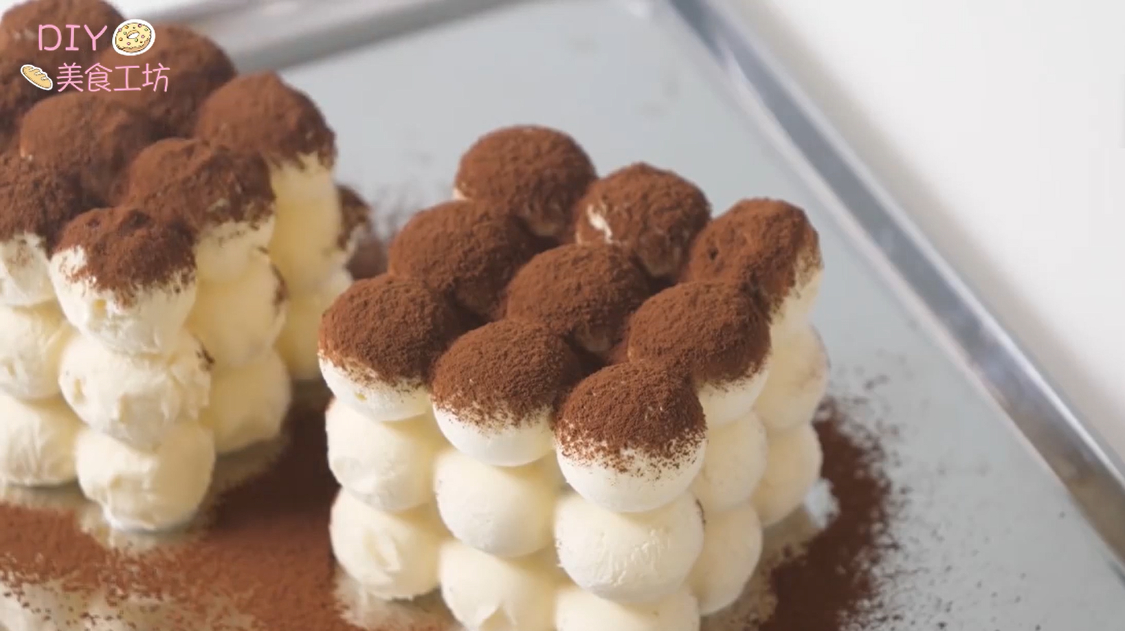 「提拉米苏冰淇淋」只需三步轻松做,附赠甜品摆拍技巧哦