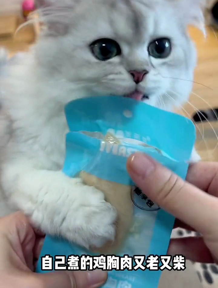 猫猫狗狗都可以吃的鸡胸肉,真空包装,开袋即食,营养补水又省事