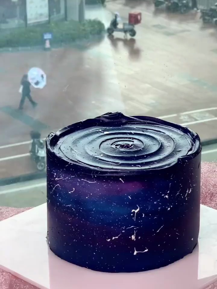 第5款|一分钟教你学会制作星空蛋糕