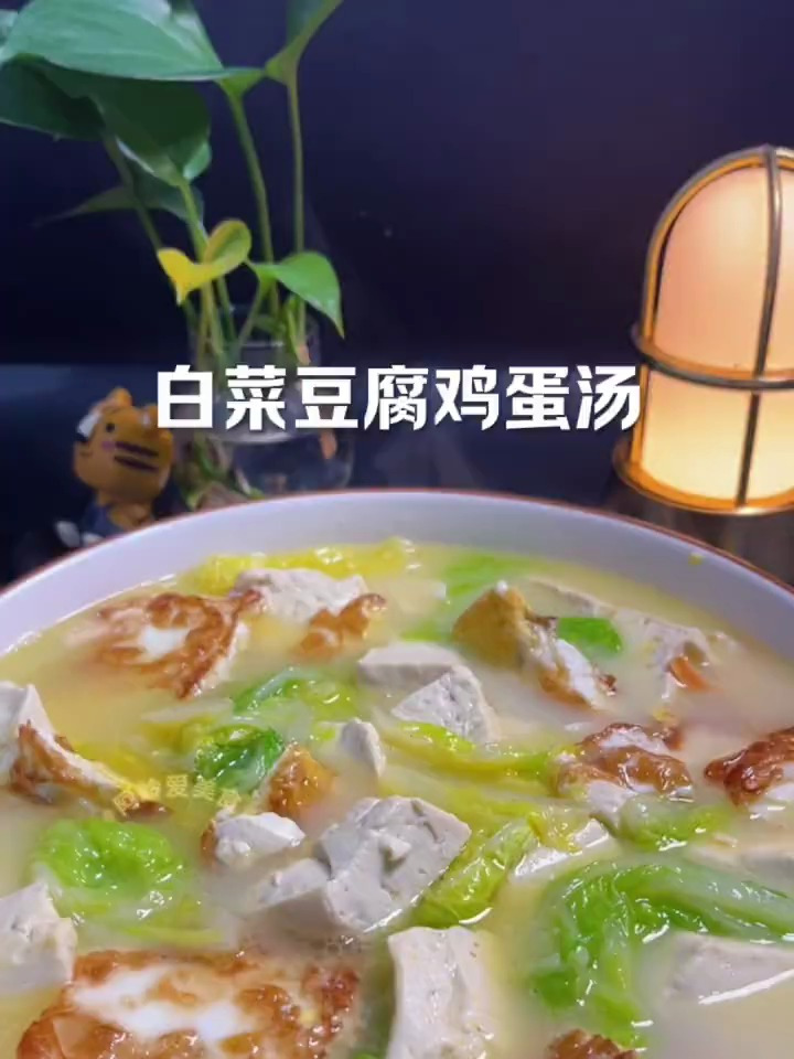 白菜豆腐像我这样做,汤鲜味美清淡爽口