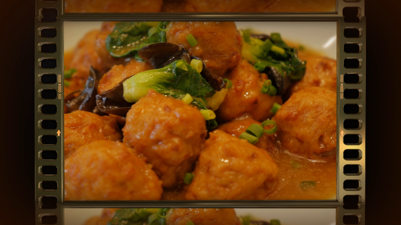 湖北美食典范,爱的期盼,楚菜泰斗卢永良教你制作黄焖圆子