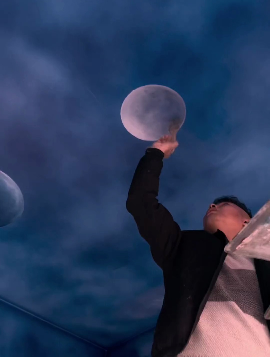 手绘壁画星空顶