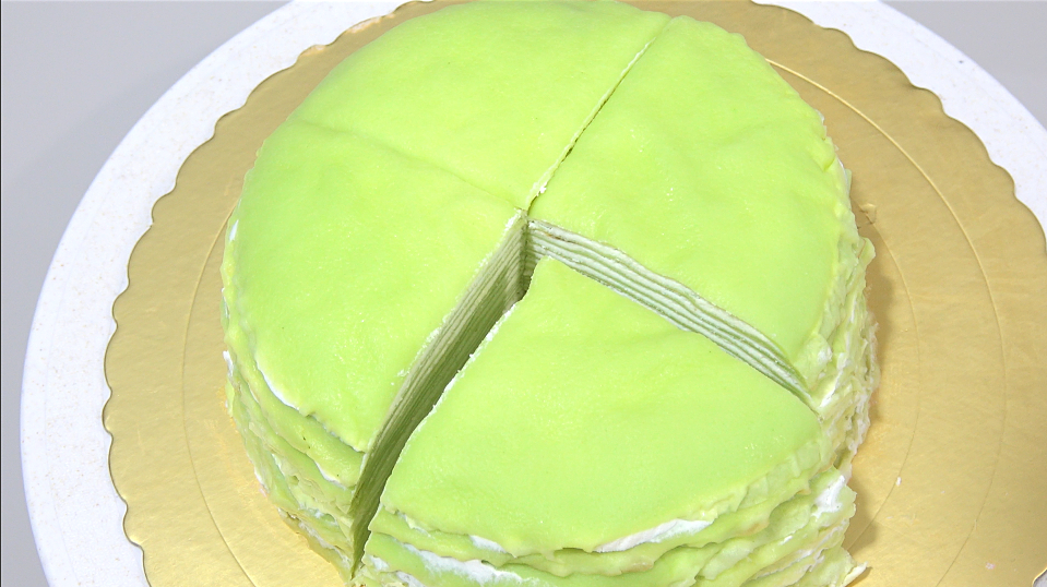 青瓜千层蛋糕你吃过吗?比抹茶的更好吃,颜值也能瞬间戳中少女心