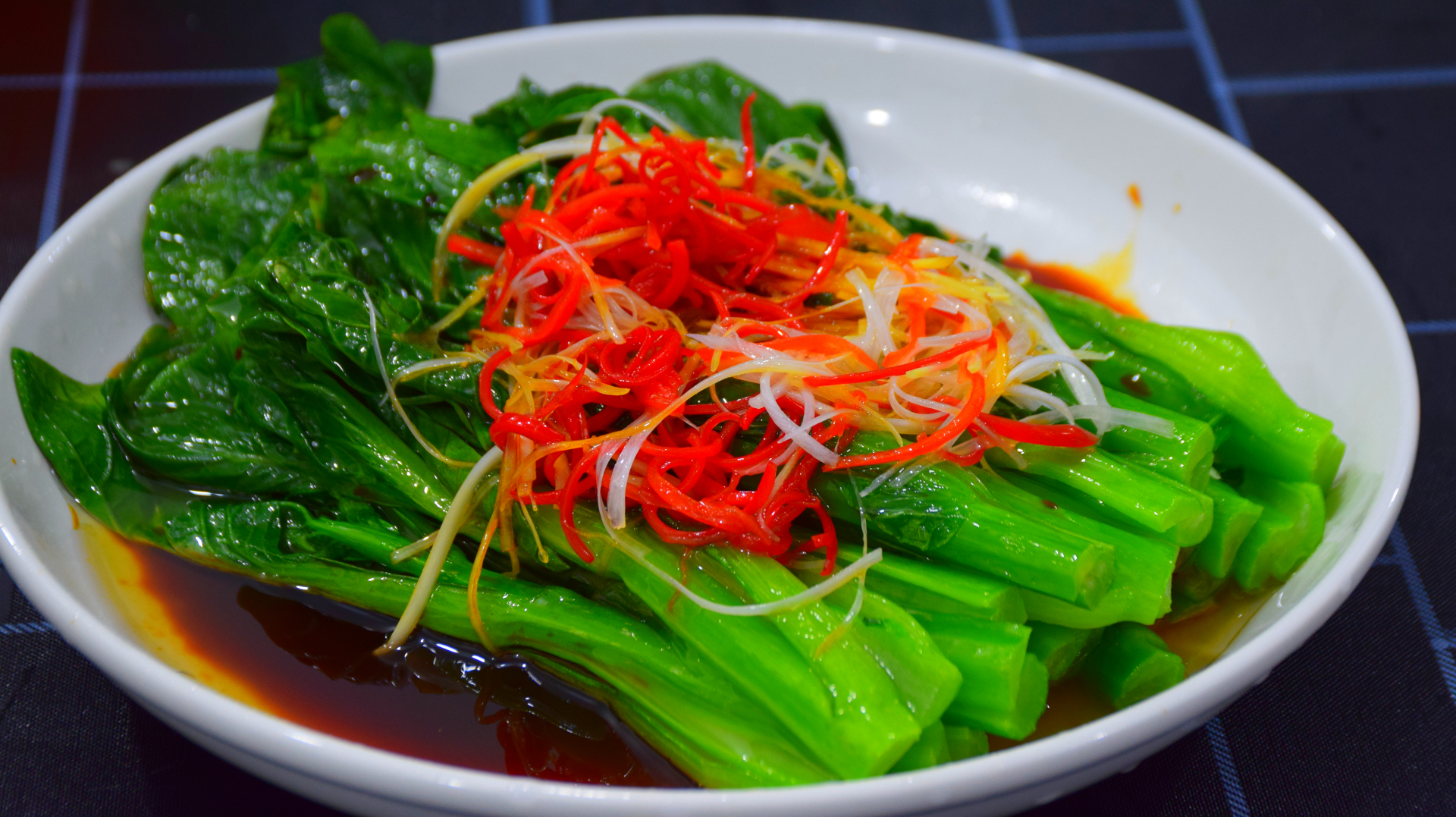 白灼菜心怎么做好吃？教你正确做法，美味下饭，好吃极了！