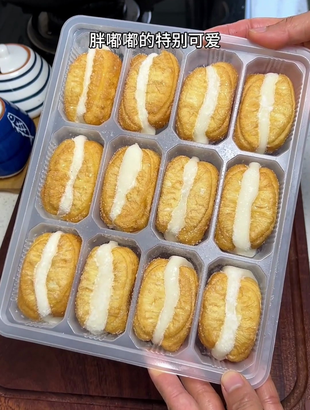 又回购了这个糍粑小油条!酥脆的油条夹着软糯的糍粑!