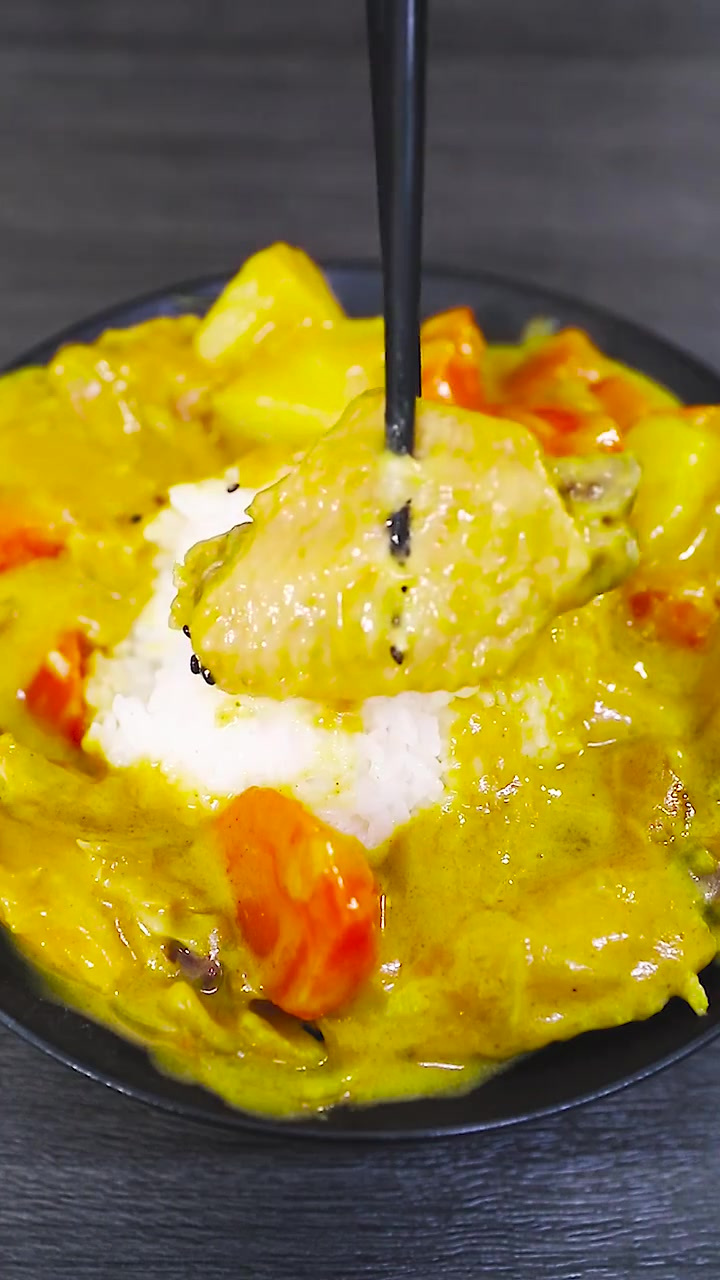 每天一道家常菜:咖喱鸡翅饭