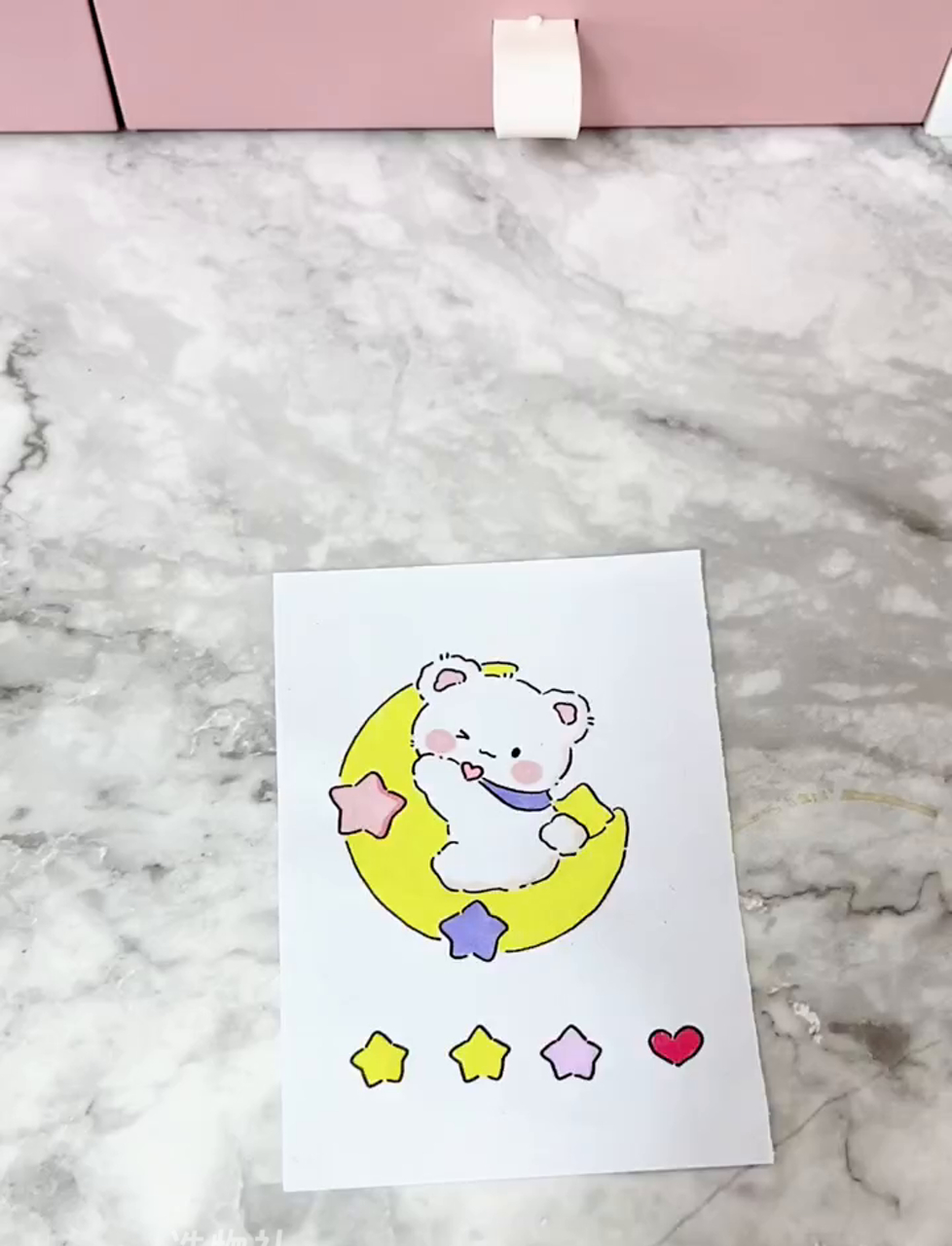 小熊奶茶手帐小机关