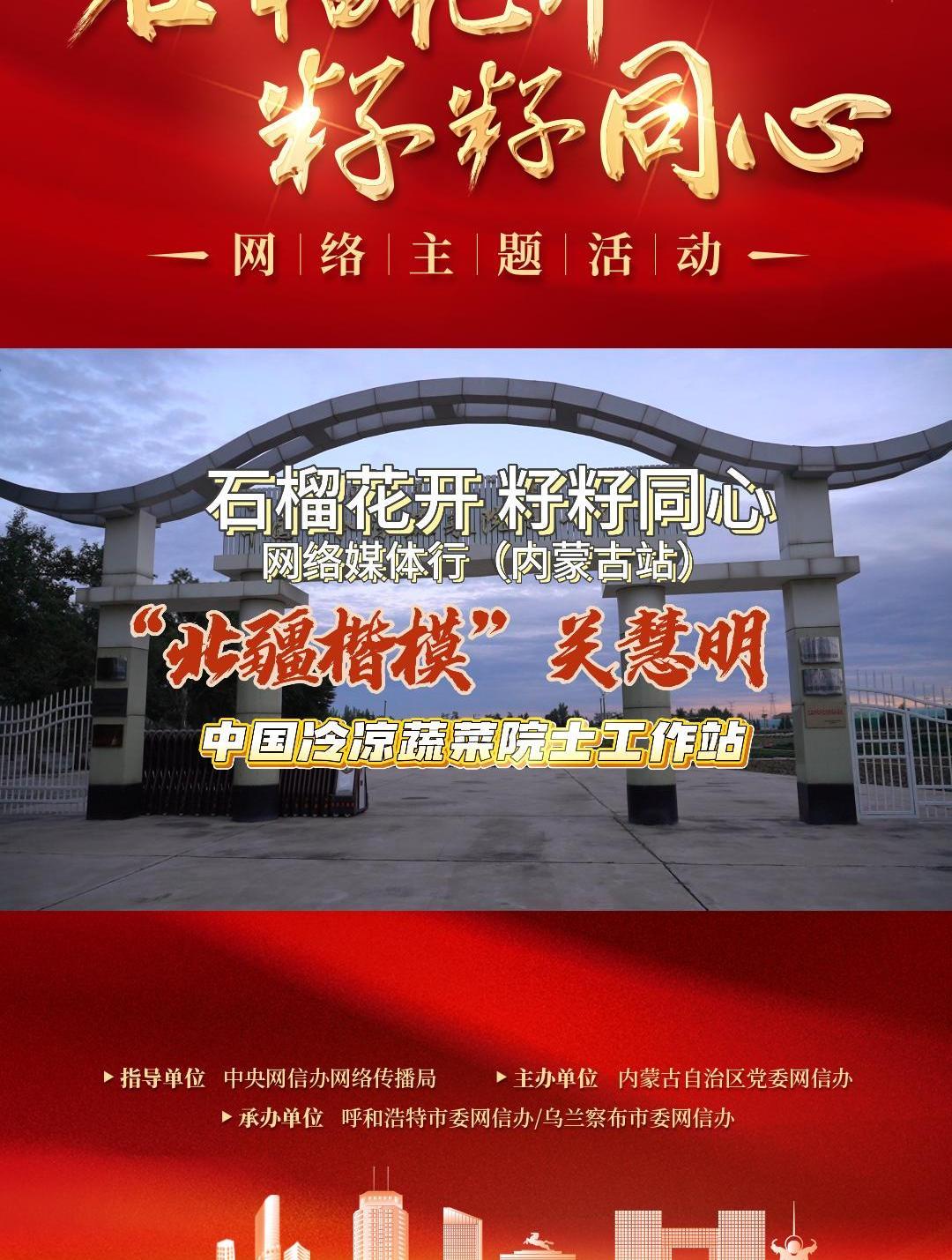 石榴花开 籽籽同心网络主题活动走进中国冷凉蔬菜院士工作站