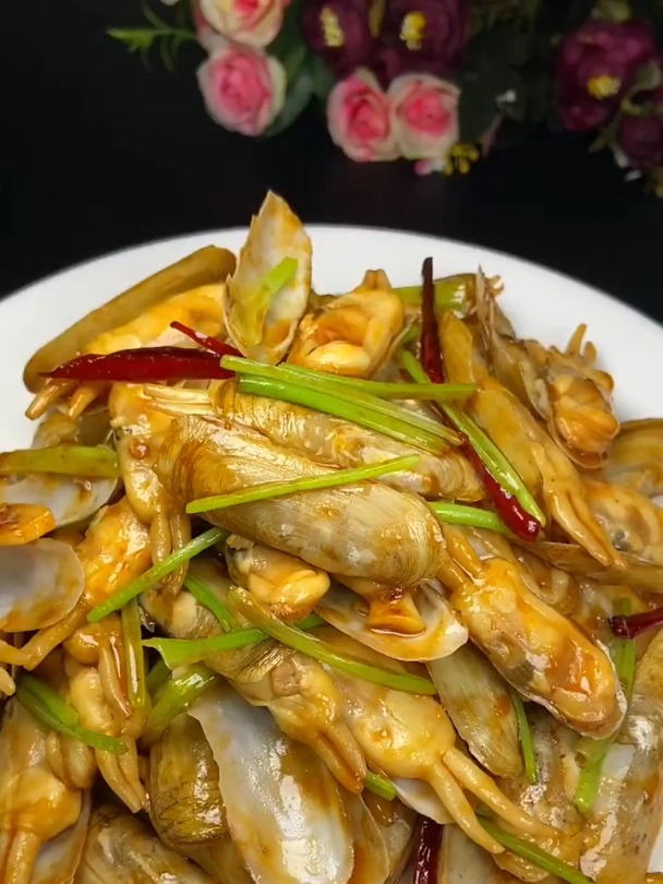 辣炒小海鲜 家常菜 美食