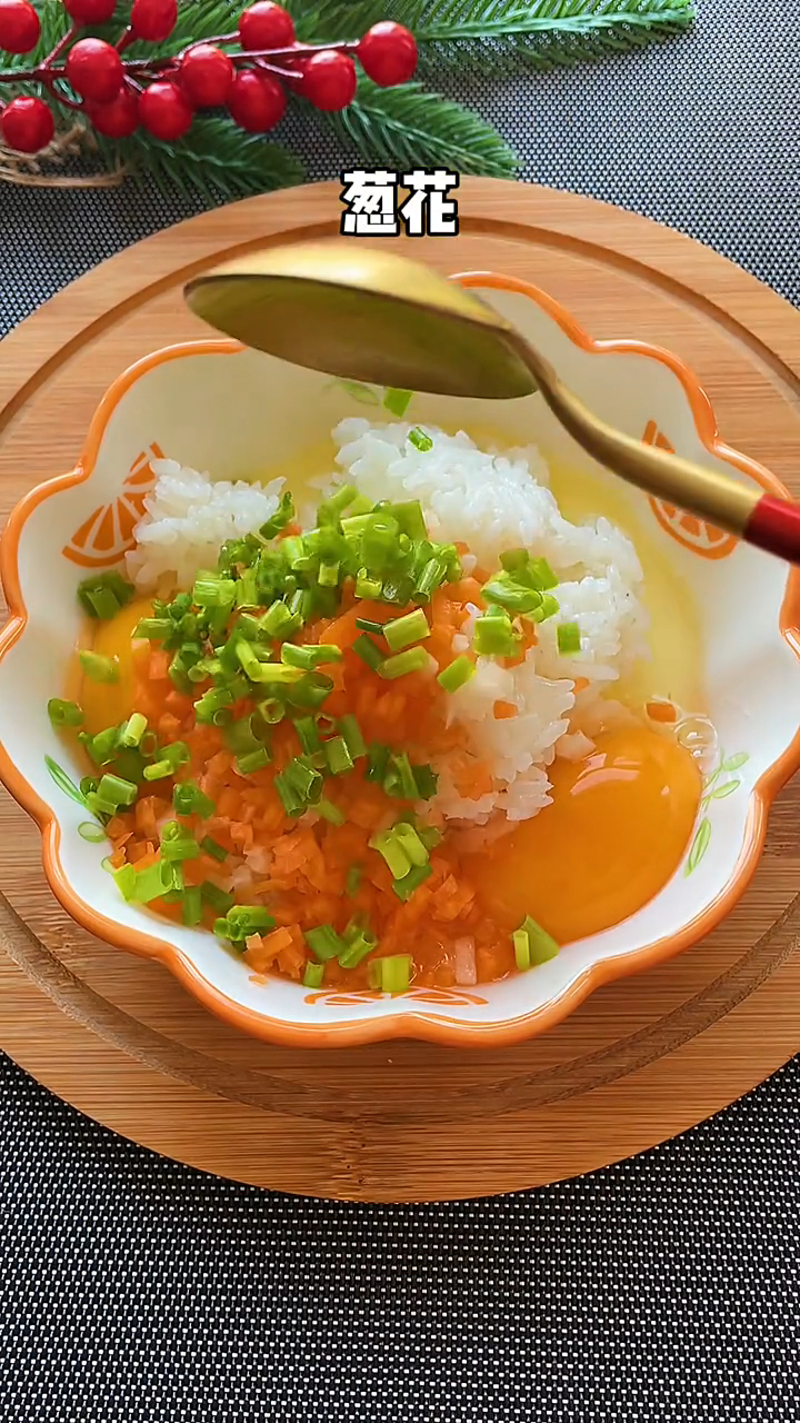 剩米饭也能做出美味的早餐饼,松软清香,太好吃了