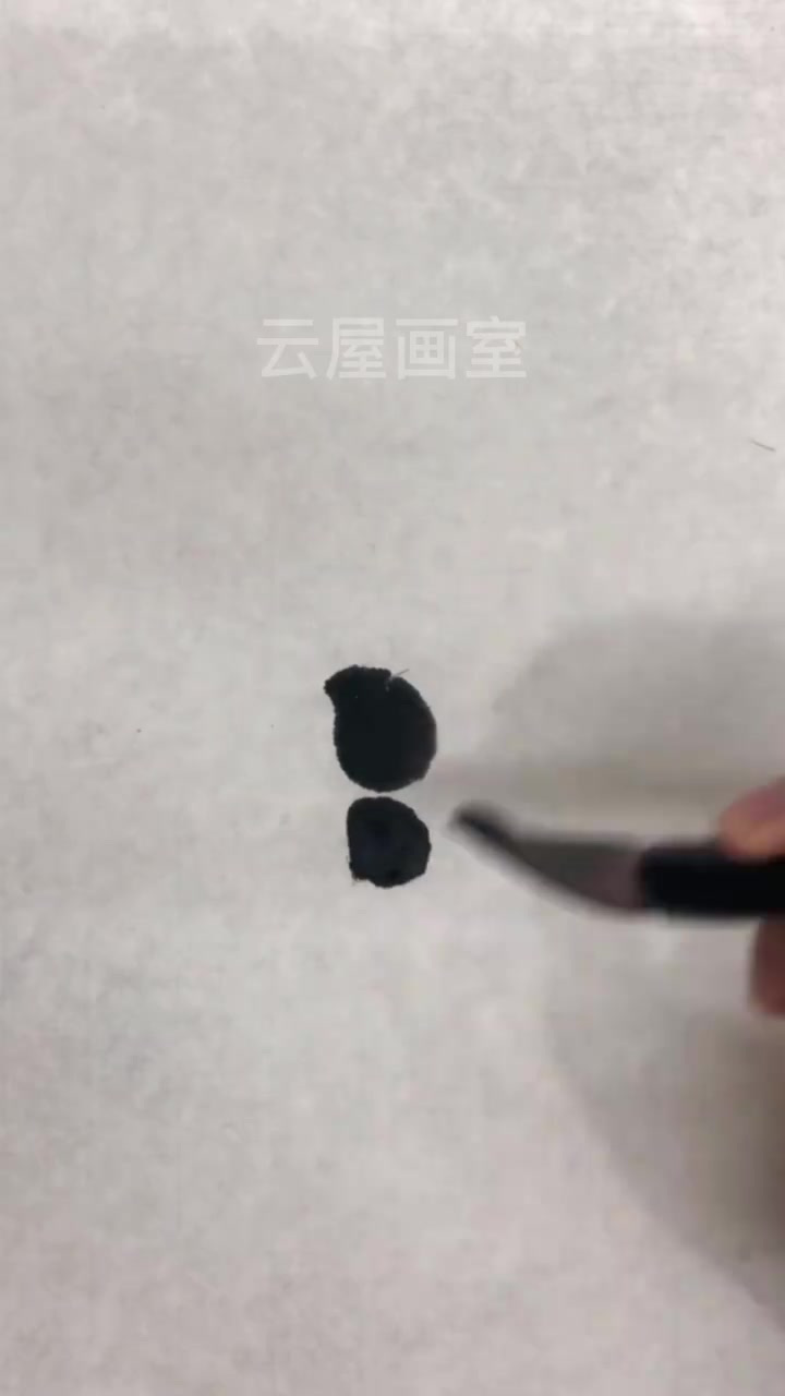 国画水墨画:写意小鸡